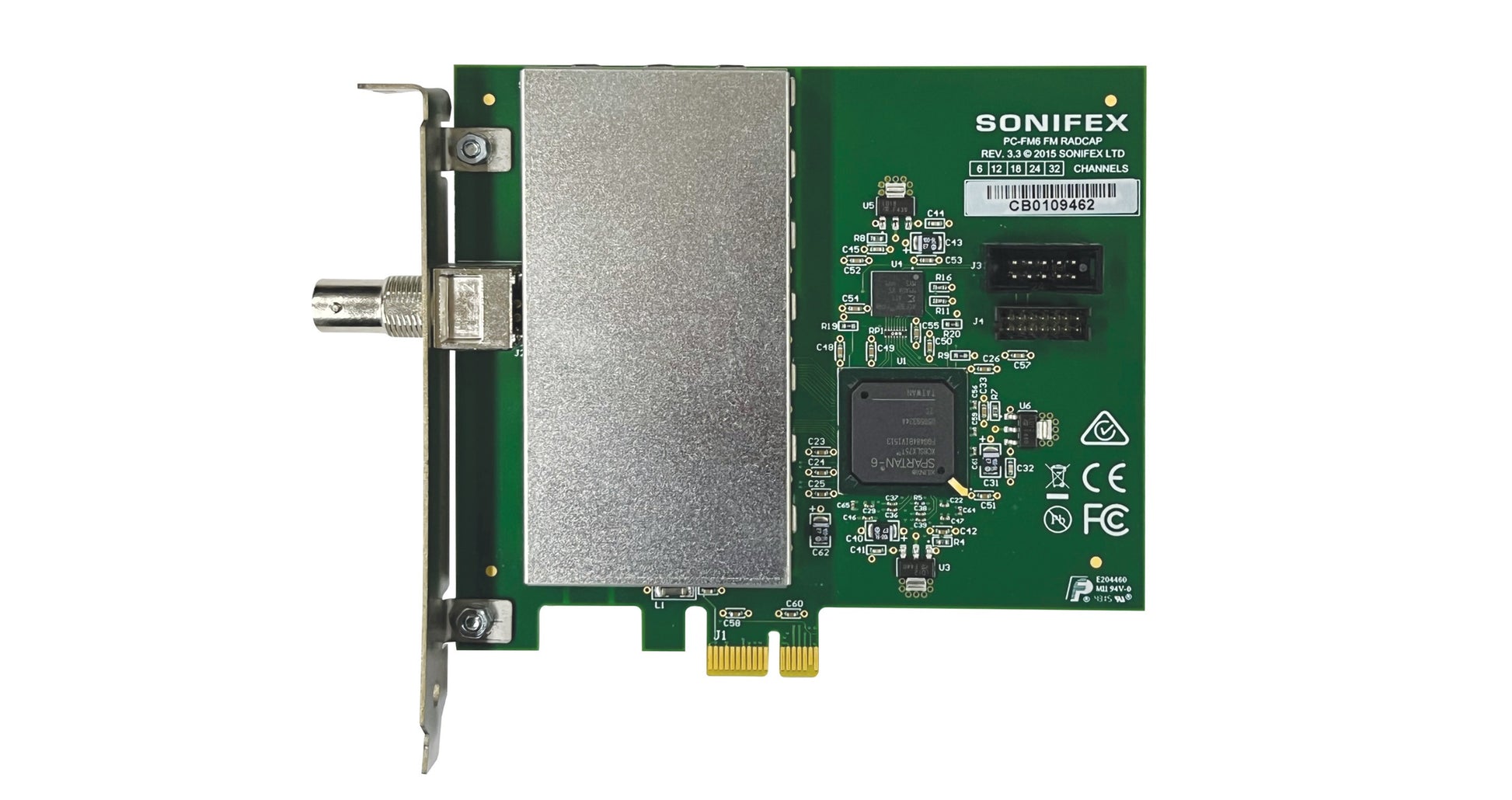 Sonifex PC-FM | FM Radio Capture PCle Card (6 to 32 Channels)