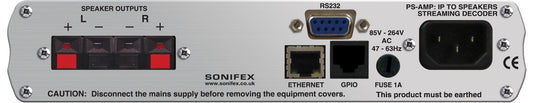 Sonifex PS-AMPSCON | Front panel kit to convert PS-AMP to PS-AMPS