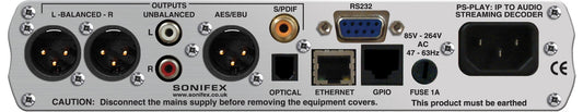 Sonifex PS-PLAYTCON | Front panel kit to convert PS-PLAY to PS-PLAYT