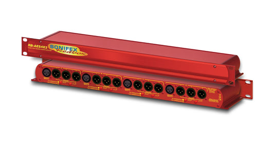 Sonifex RB-AES4X3 | Quad 3 Way AES/EBU Splitter XLR Connectors