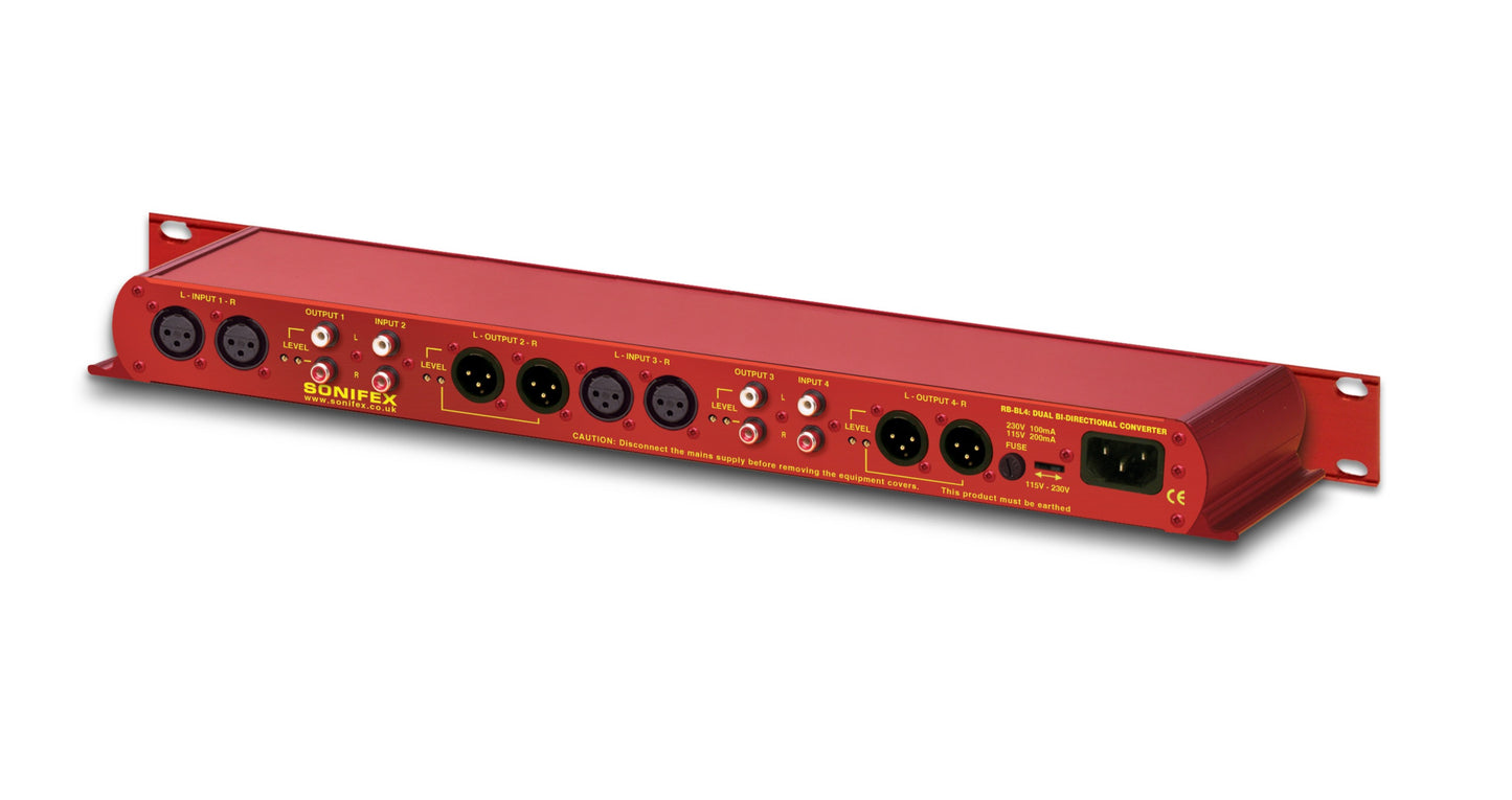 Sonifex RB-BL4 | Dual Stereo Bi-Directional Matching Converter