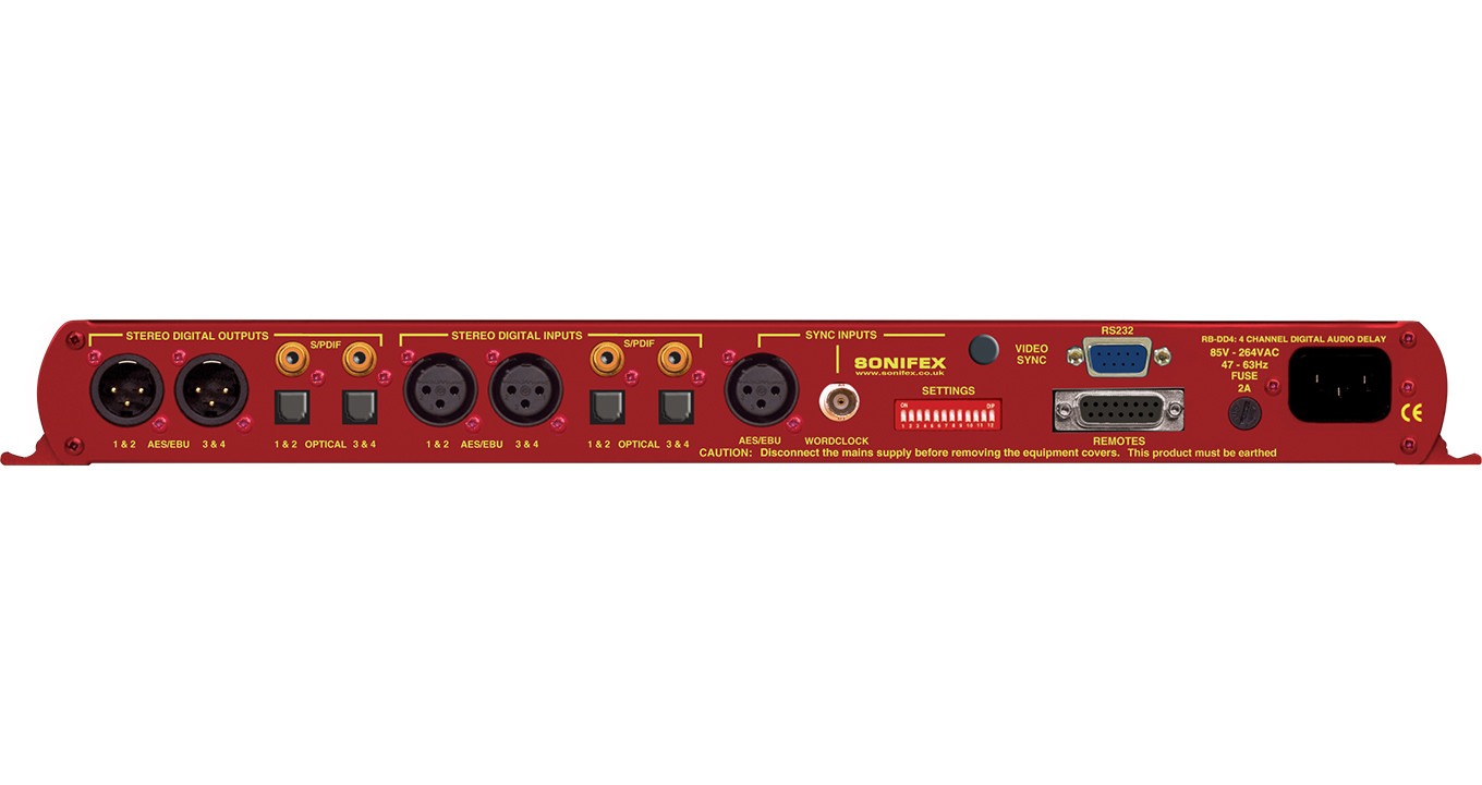 Sonifex RB-DD4 | 4 Channel Digital Audio Delay