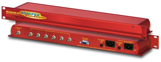 Sonifex RB-DDA6W-2P | 6 Way Word Clock Distribution Amplifier with Dual Power Supplies