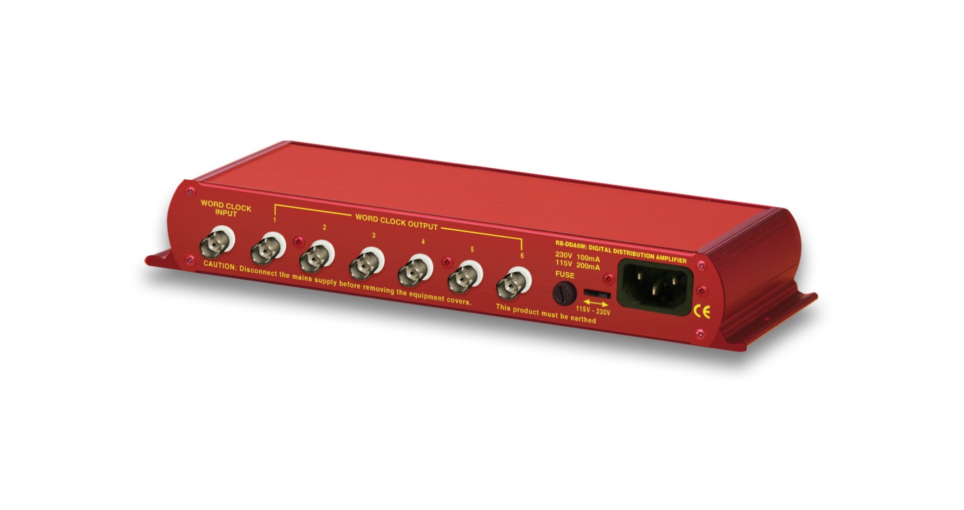Sonifex RB-DDA6W | 6 Way Word Clock Distribution Amplifier