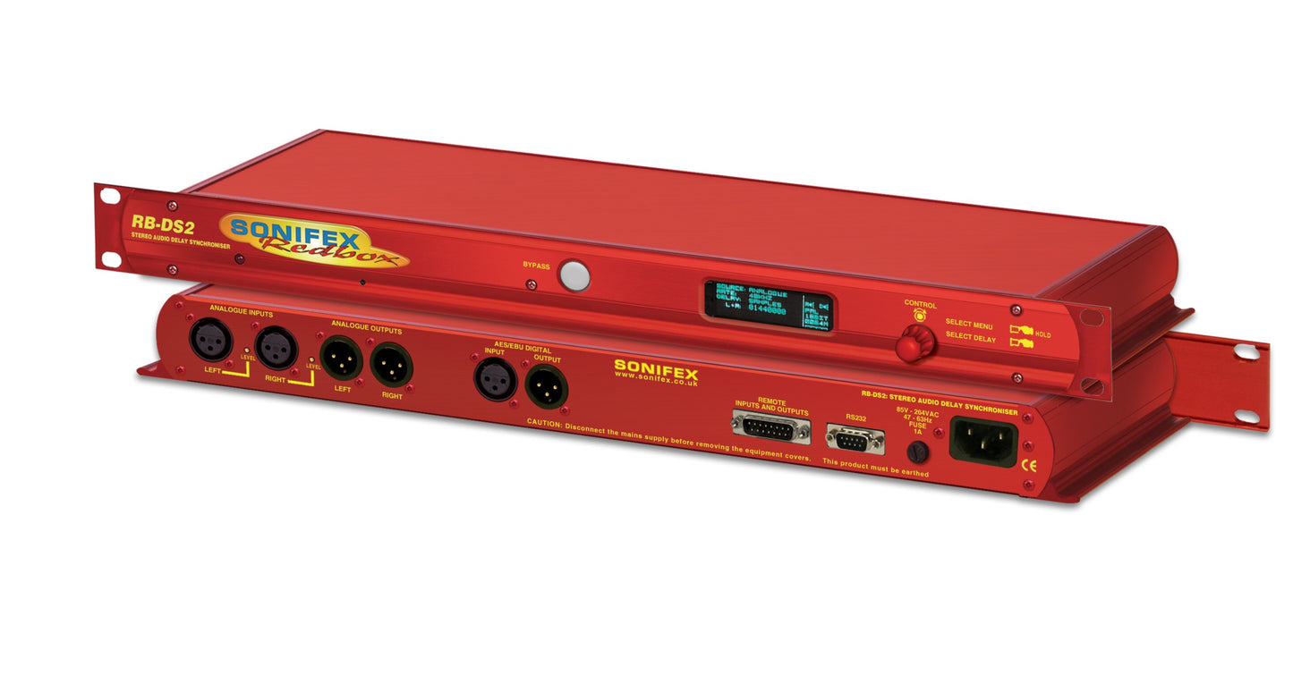 Sonifex RB-DS2 | Stereo Delay Synchroniser & Time-Zone Delay