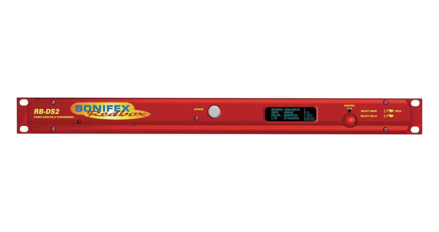 Sonifex RB-DS2 | Stereo Delay Synchroniser & Time-Zone Delay