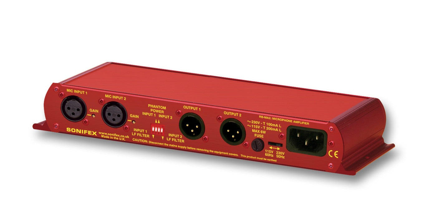 Sonifex RB-MA2 | Dual Microphone Amplifier