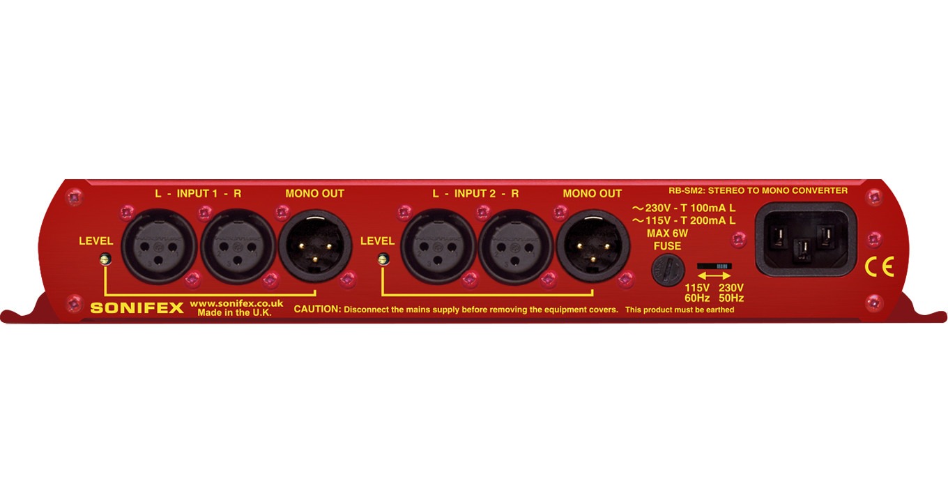 Sonifex RB-SM2 | Dual Stereo to Mono Converter