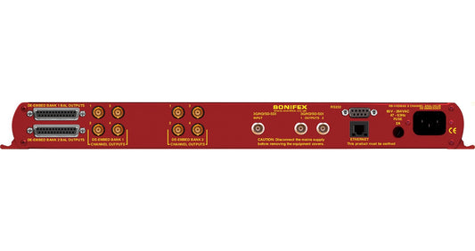 Sonifex RB-VHDMA8 | 3G/HD/SD-SDI De-Embedder, 8 Channel Analogue Outputs