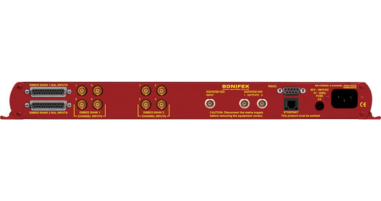 Sonifex RB-VHEMA8 | 3G/HD/SD-SDI Embedder, 8 Channel Analogue Inputs