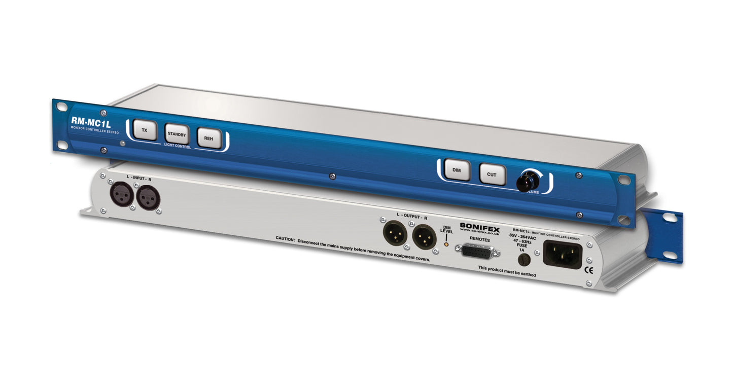 Sonifex RM-MC1L | Monitor Controller Single Stereo Input With Light Control