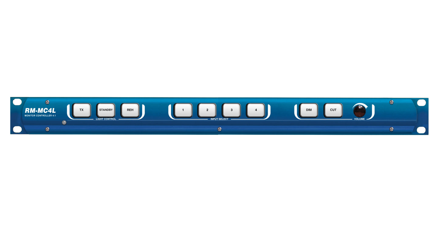 Sonifex RM-MC4L | Monitor Controller 4 Stereo Inputs With Light Control