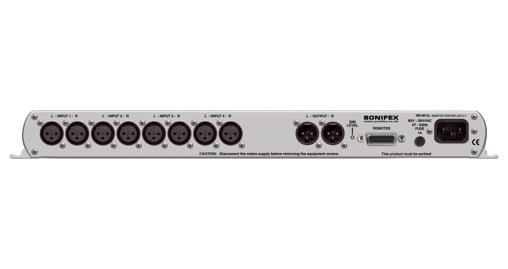 Sonifex RM-MC4L | Monitor Controller 4 Stereo Inputs With Light Control