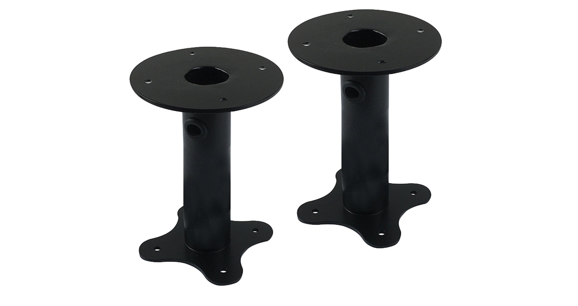 Sonifex SOL-MS21 | S2 Solutions Monitor Speaker Stands, 21cm High, Black, Pair