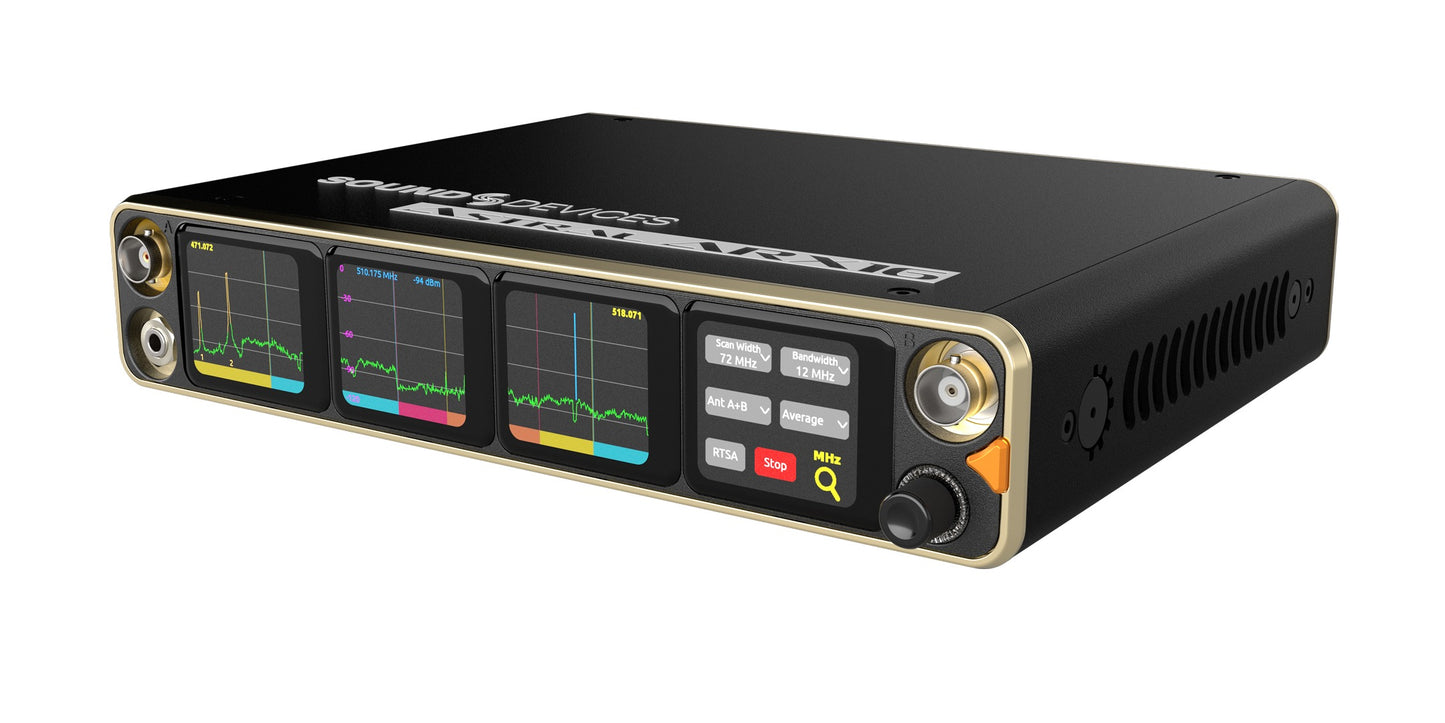 Sound Devices A20-Nexus | 8/12/16-ch, SpectraBand + VHF, NexLink, RTSA, Dante, Web App