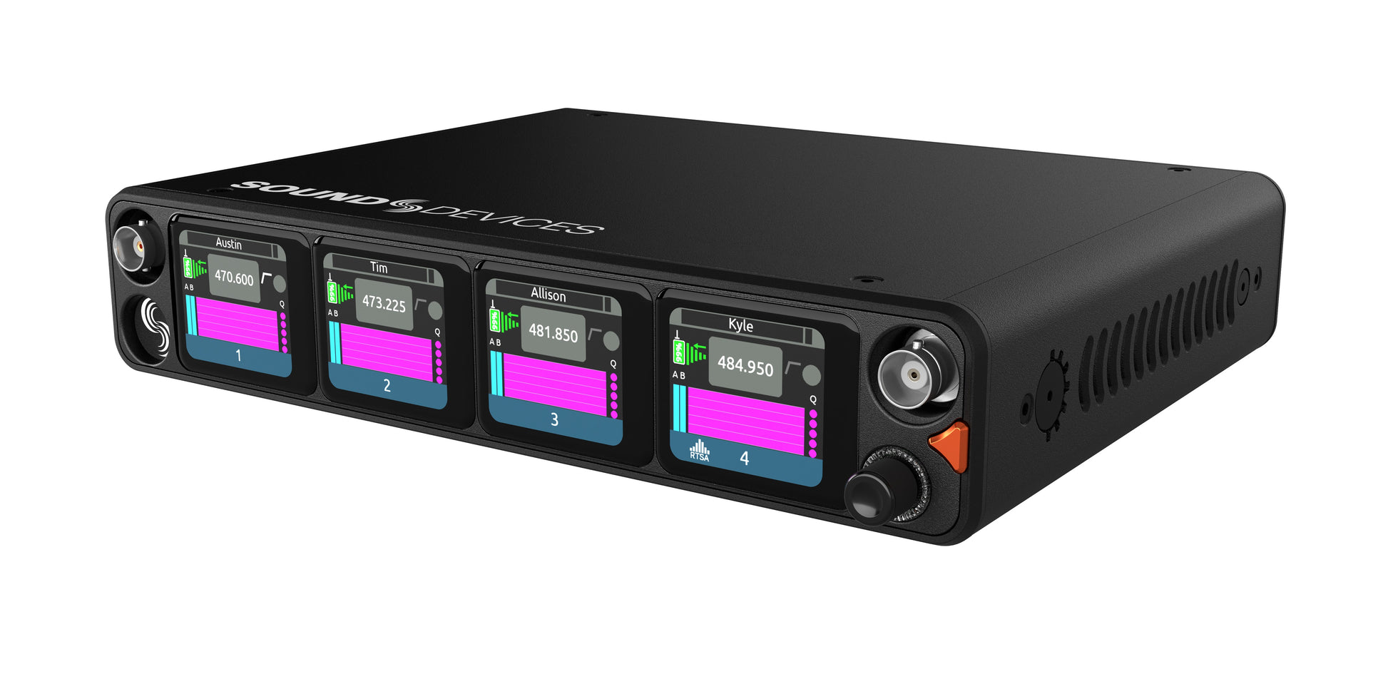Sound Devices A20-Nexus Go | 4/6/8-ch, SpectraBand + VHF, NexLink, RTSA