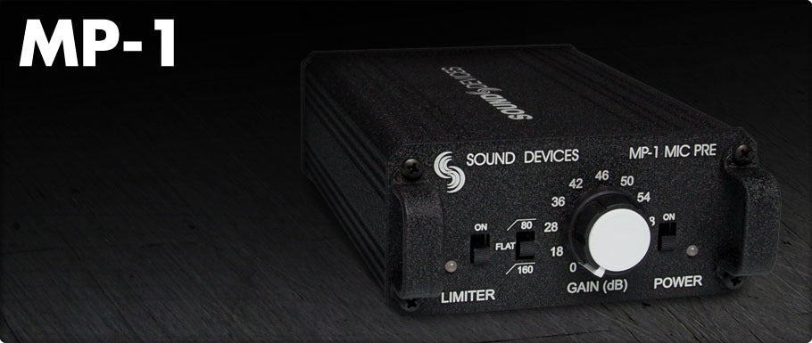 Sound Devices MP-1 | Battery-powered single-channel mic pre