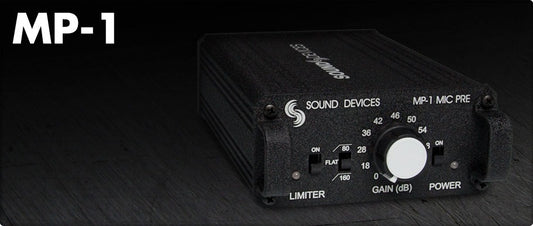 Sound Devices MP-1 | Battery-powered single-channel mic pre
