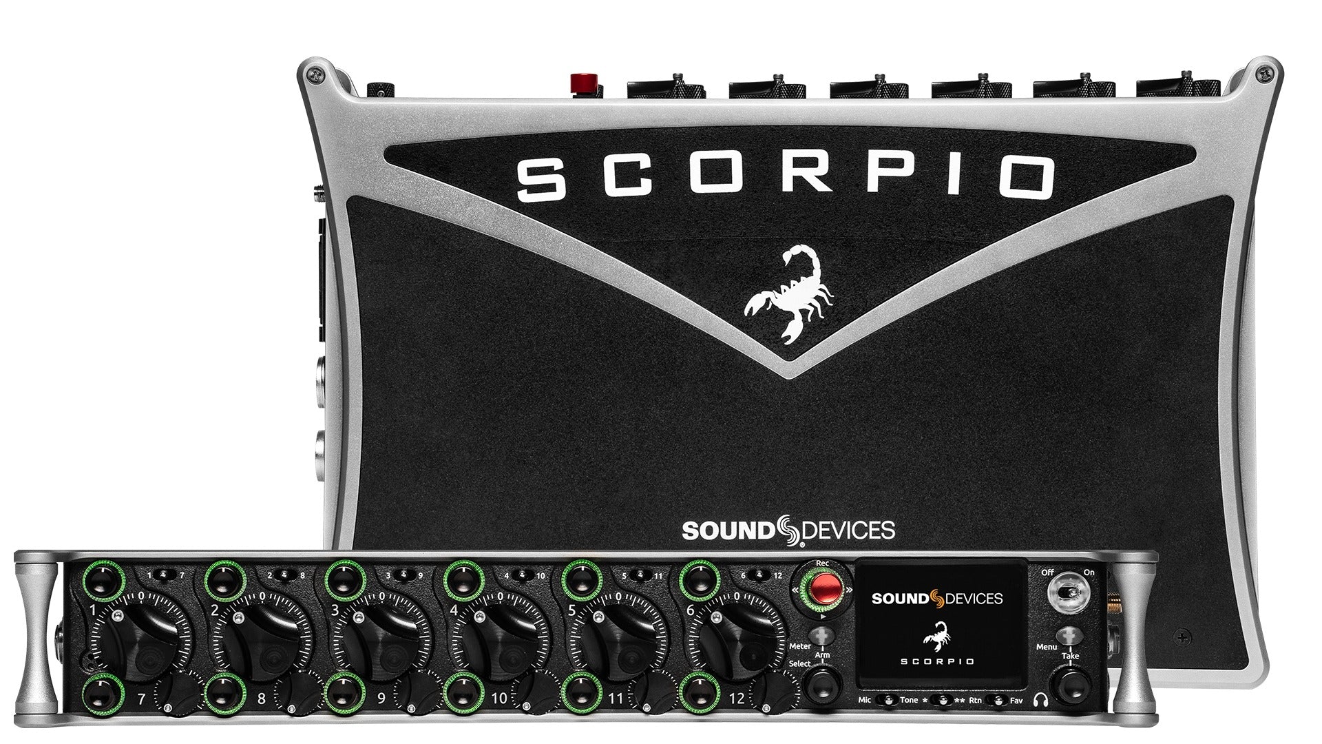 Sound Devices Scorpio | 32-channel, 12-bus, 36-track