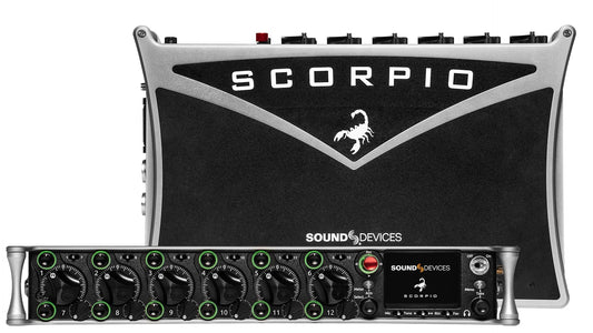 Sound Devices Scorpio | 32-channel, 12-bus, 36-track