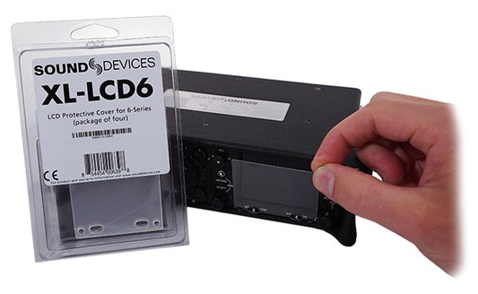 Sound Devices XL-LCD6 | 6-Series screen protector (pack of 4)