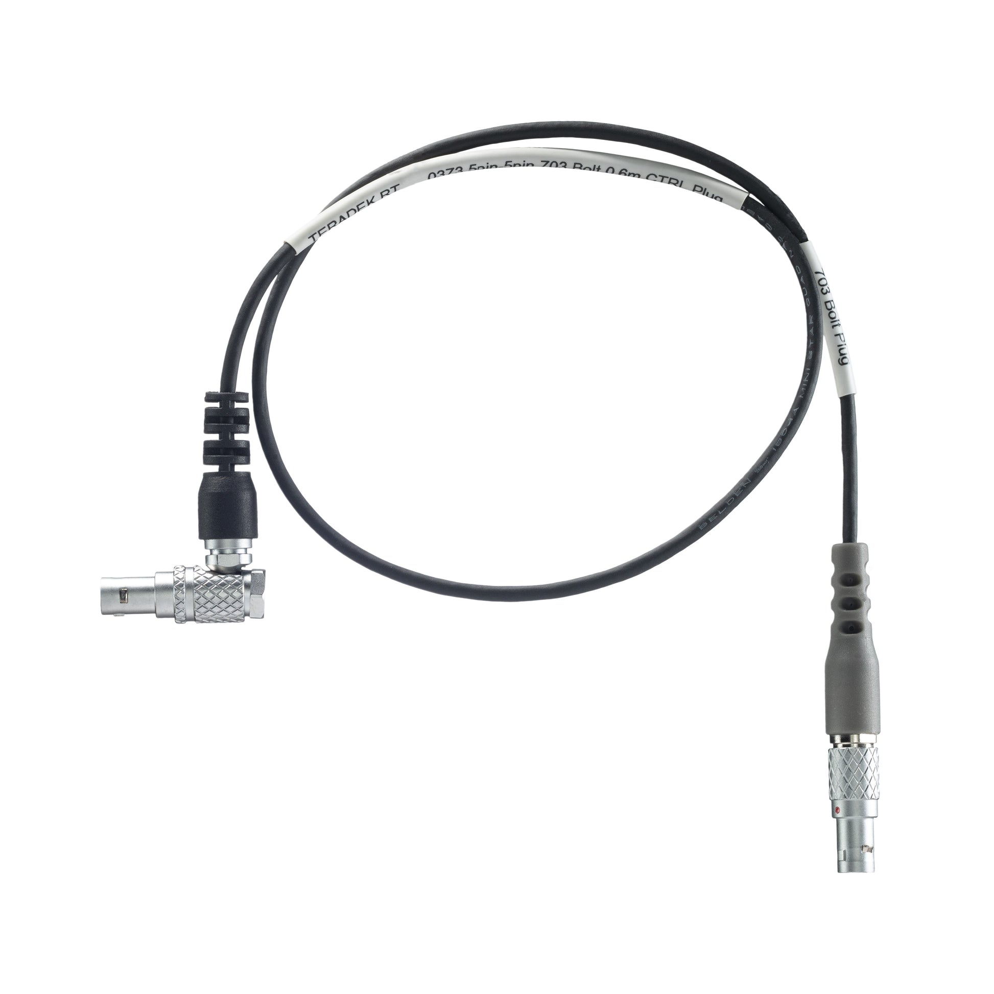 Teradek 5-Pin Straight to Right Angle USB Cable for CTRL.1/3