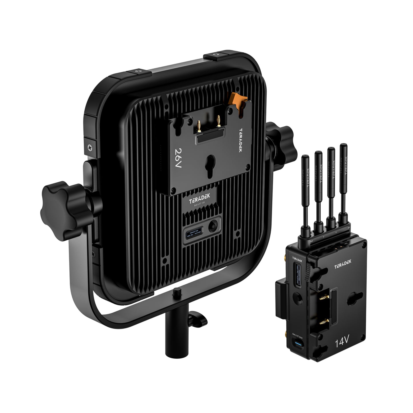 Teradek Bolt 6 XT MAX Set with 10K RX Gold Mount (14/26V)