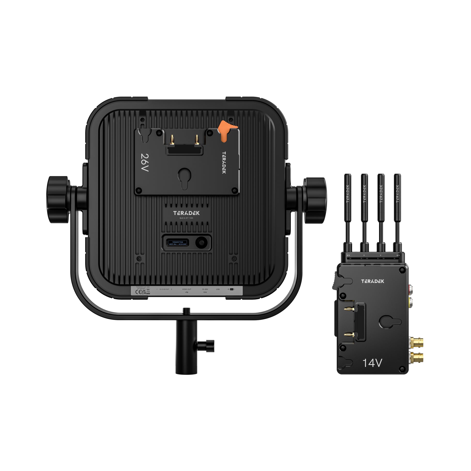 Teradek Bolt 6 XT MAX Set with 10K RX Gold Mount (14/26V)