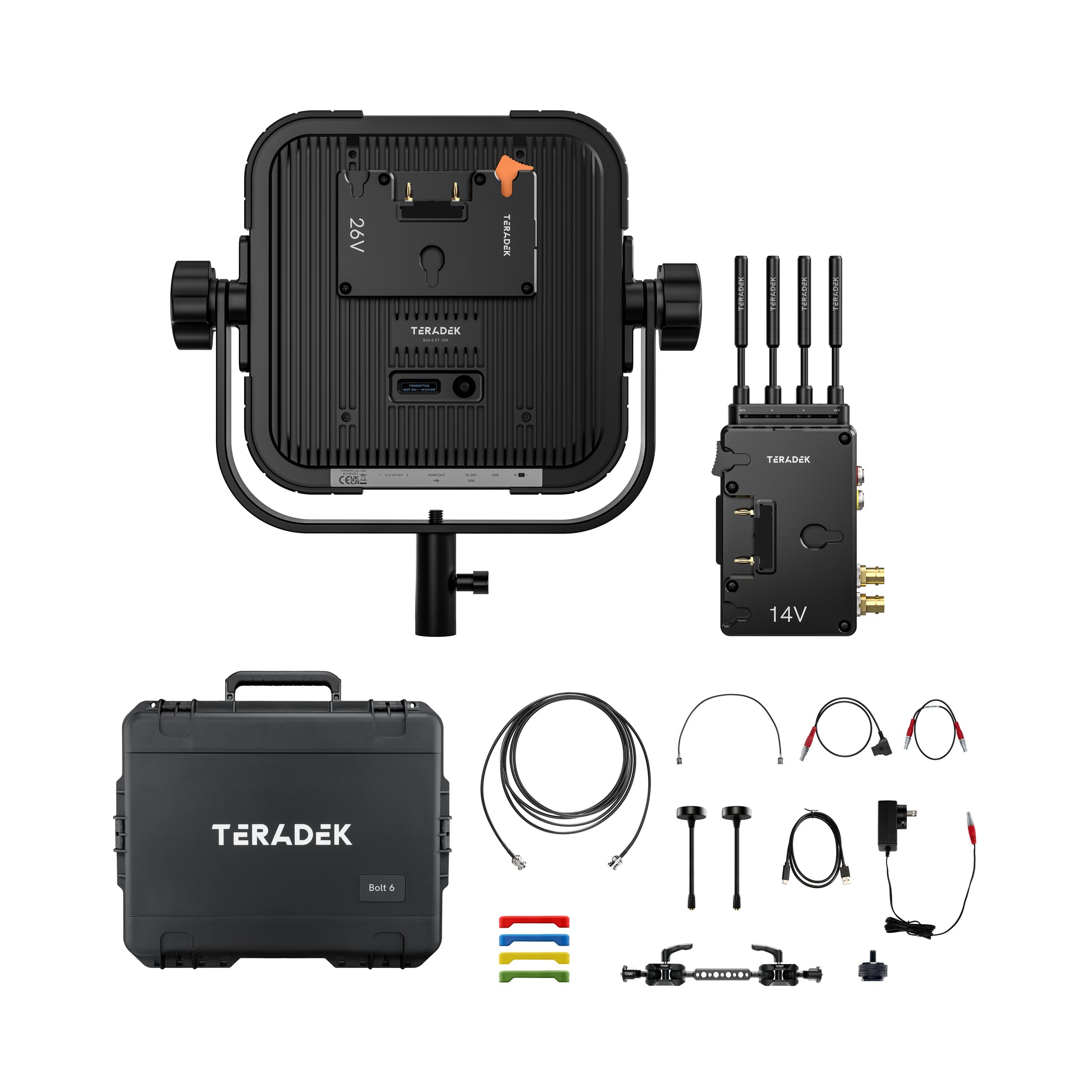 Teradek Bolt 6 XT MAX Set with 10K RX Gold Mount (14/26V)