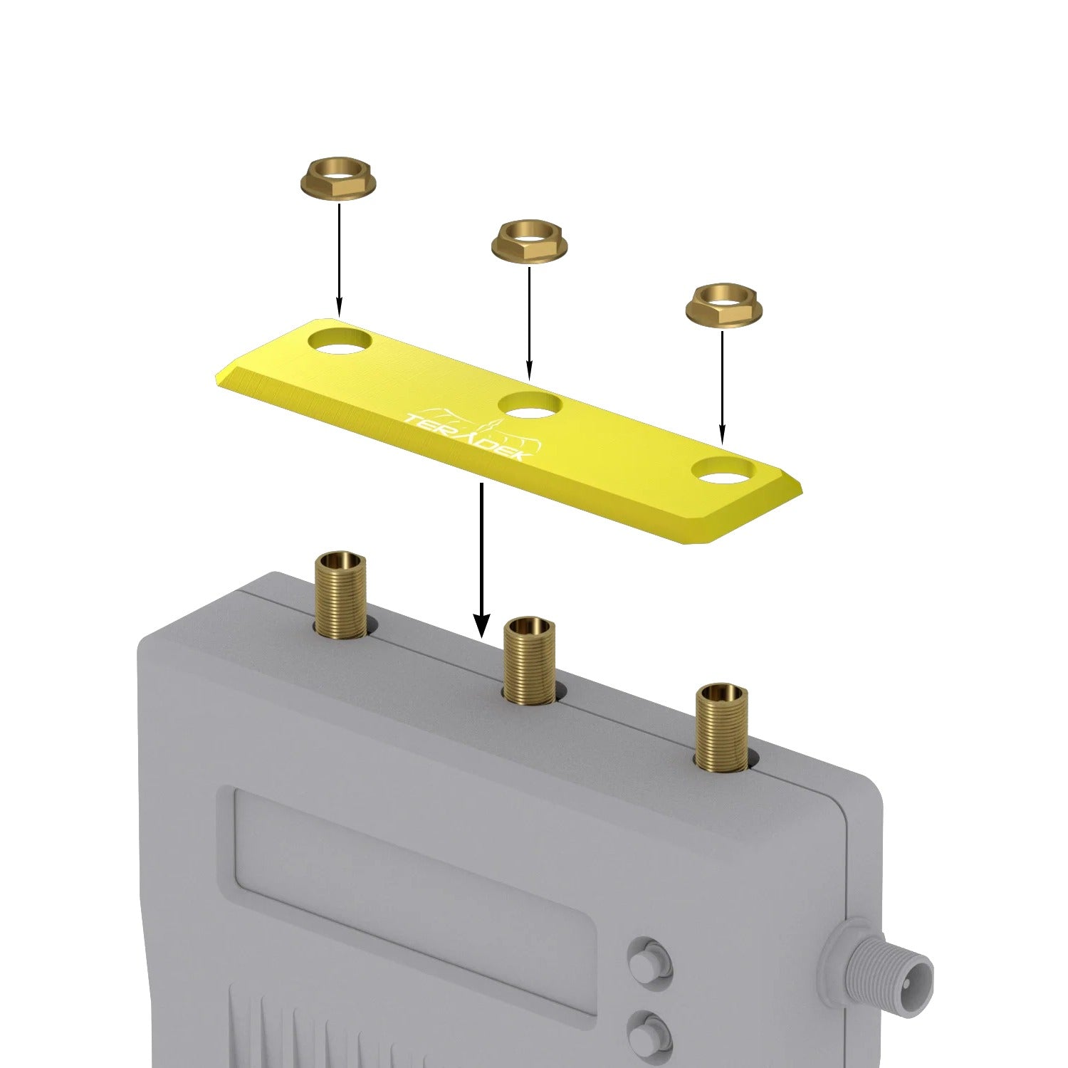 Teradek Bolt Accessory Identification Color Plates (For Bolt 1000/3000) Receiver / Yellow