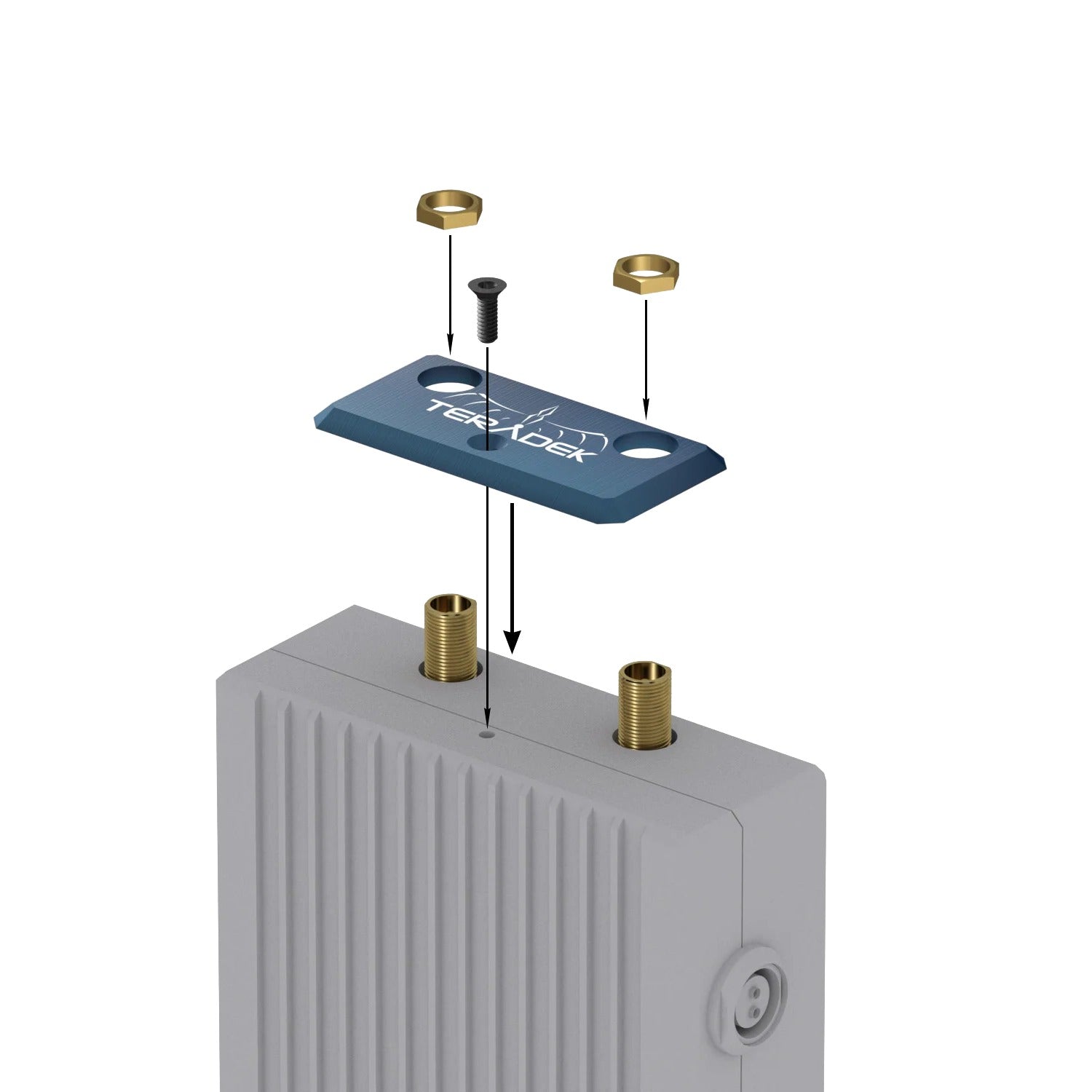 Teradek Bolt Accessory Identification Color Plates (For Bolt 1000/3000) Transmitter / Blue