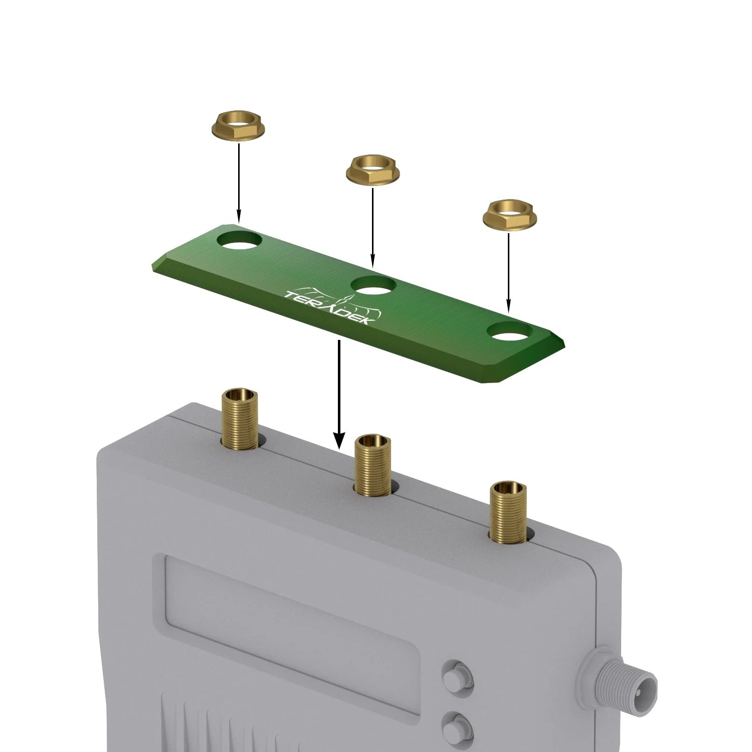 Teradek Bolt Accessory Identification Color Plates (For Bolt 1000/3000) Transmitter / Green