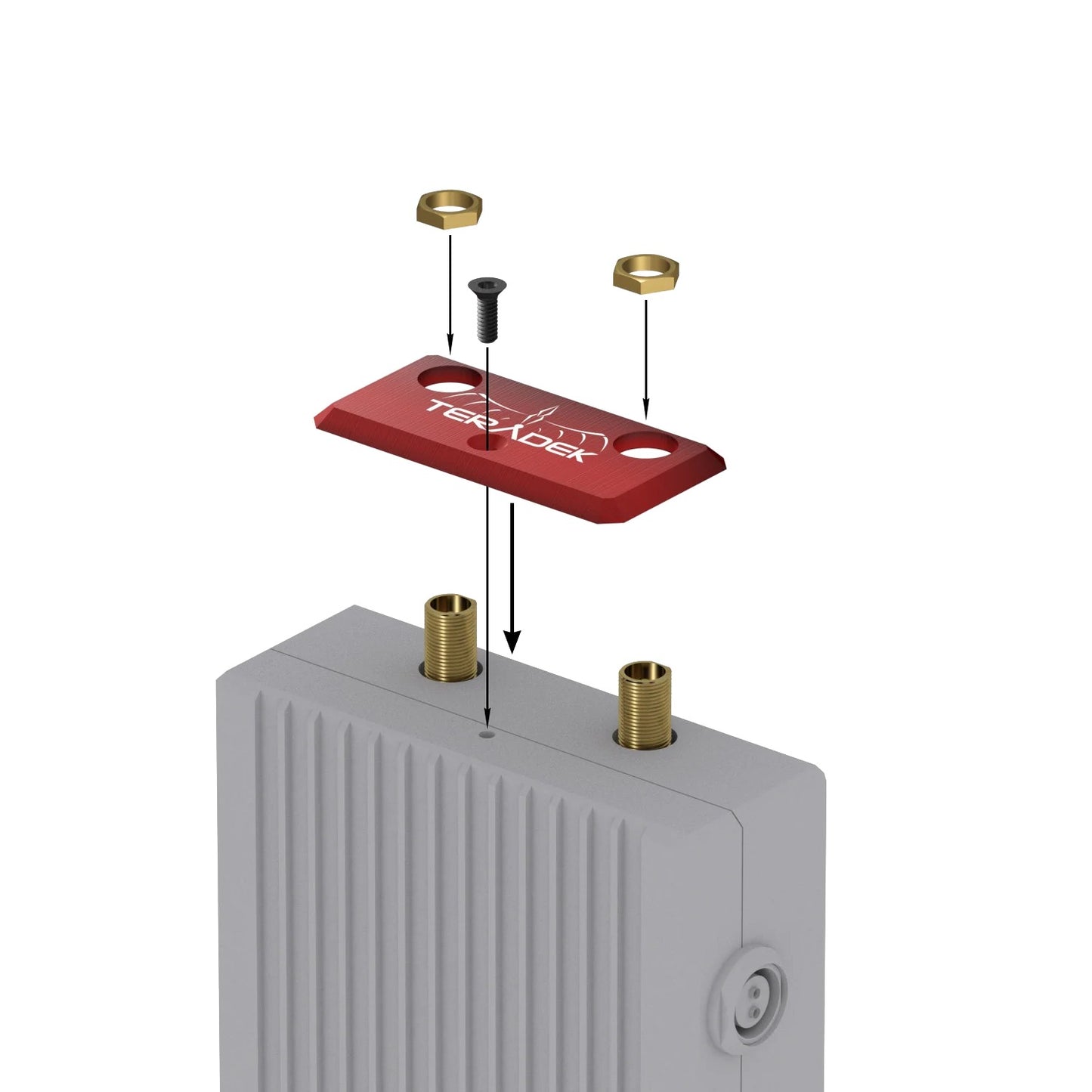 Teradek Bolt Accessory Identification Color Plates (For Bolt 1000/3000) Transmitter / Red