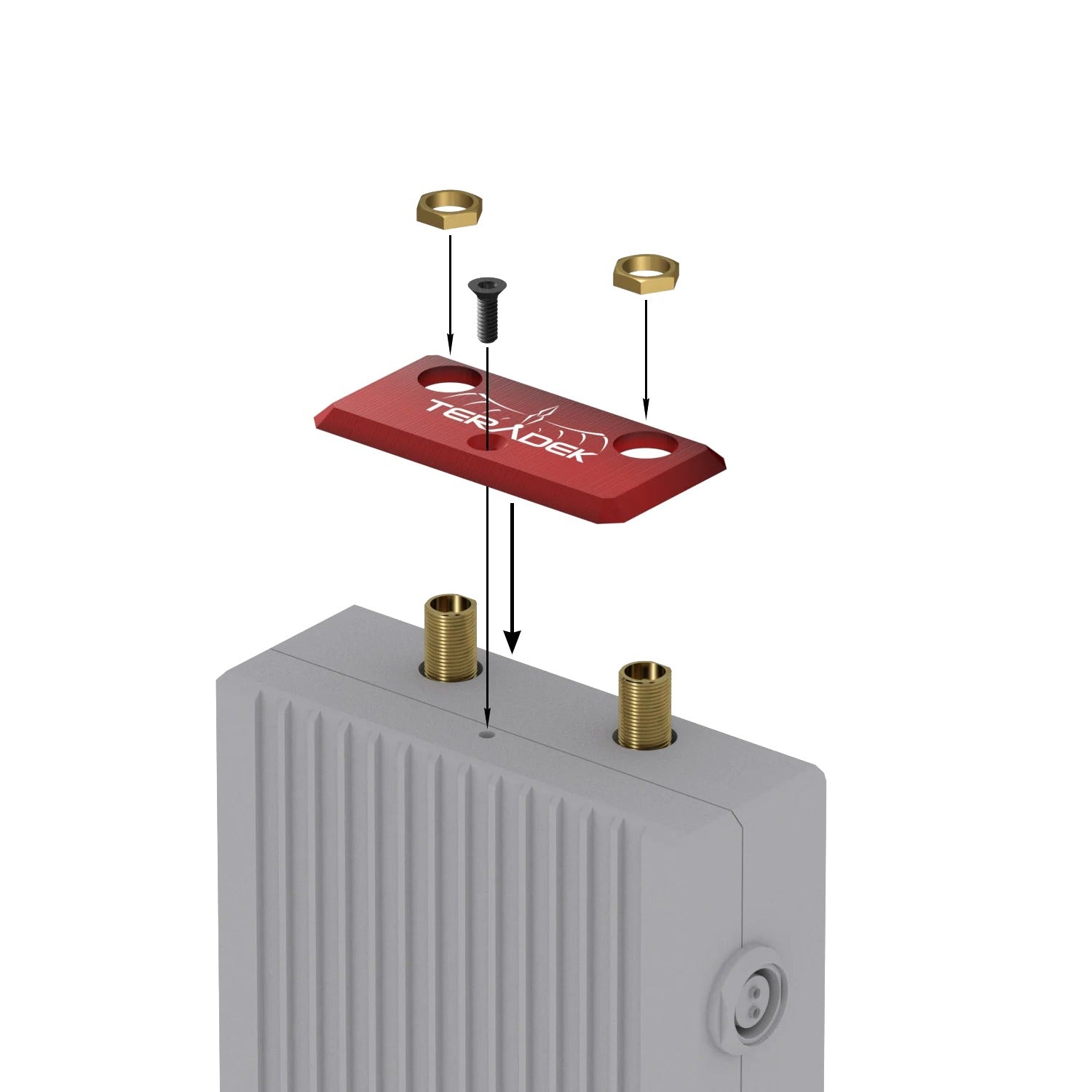 Teradek Bolt Accessory Identification Color Plates (For Bolt 1000/3000) Transmitter / Red