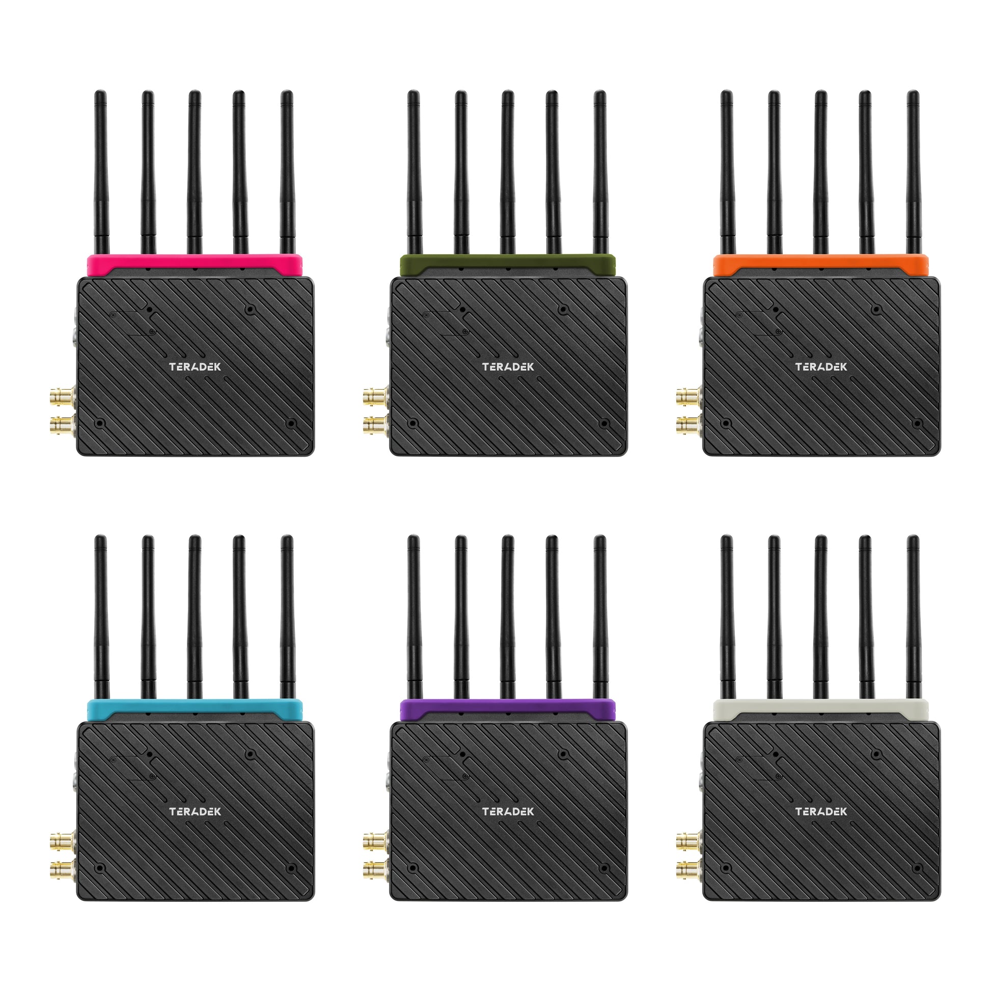 Teradek Color Bands For Bolt 6 XT / Color Pack 2 / 6 Colors TX/RX