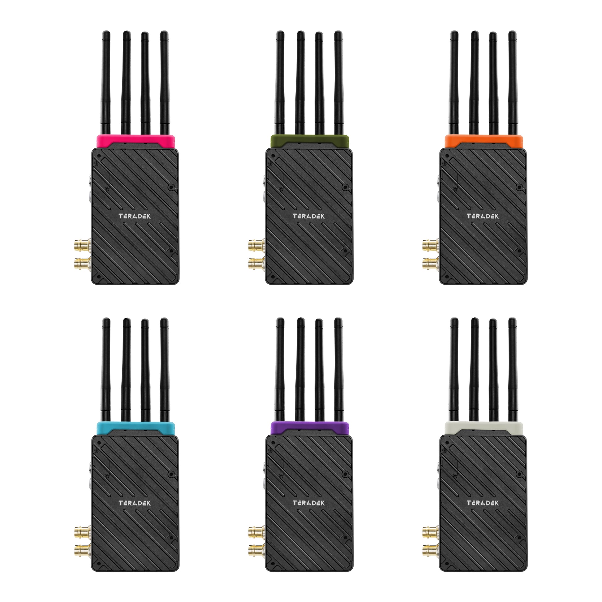 Teradek Color Bands For Bolt 6 XT / Color Pack 2 / 6 Colors TX/RX