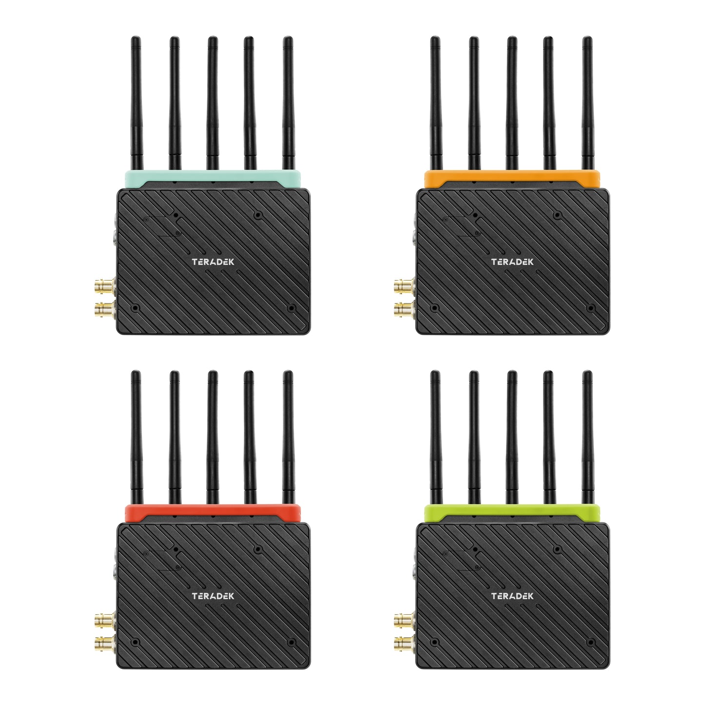 Teradek Color Bands For Bolt 6 XT / Neon Color Pack / 4 Neon Colors TX/RX