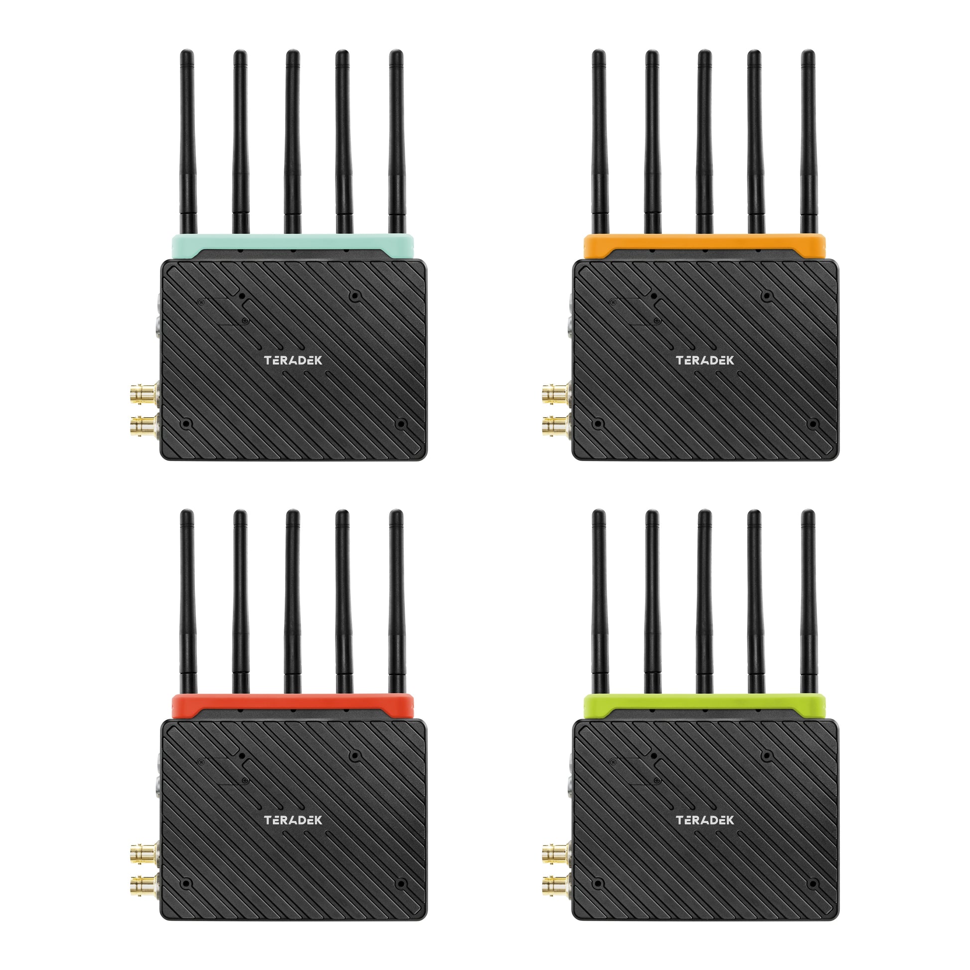 Teradek Color Bands For Bolt 6 XT / Neon Color Pack / 4 Neon Colors TX/RX
