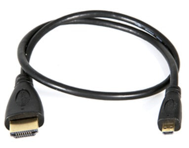 Teradek HDMI 1.4 High Speed Cable Micro-HDMI (Type D) to HDMI (Type A) / 18 inch