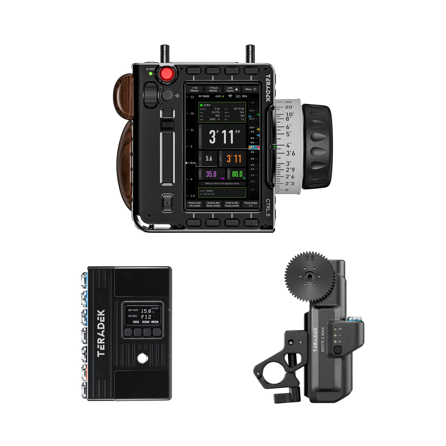 Teradek RT FIZ Kits with CTRL.5 MDR.X