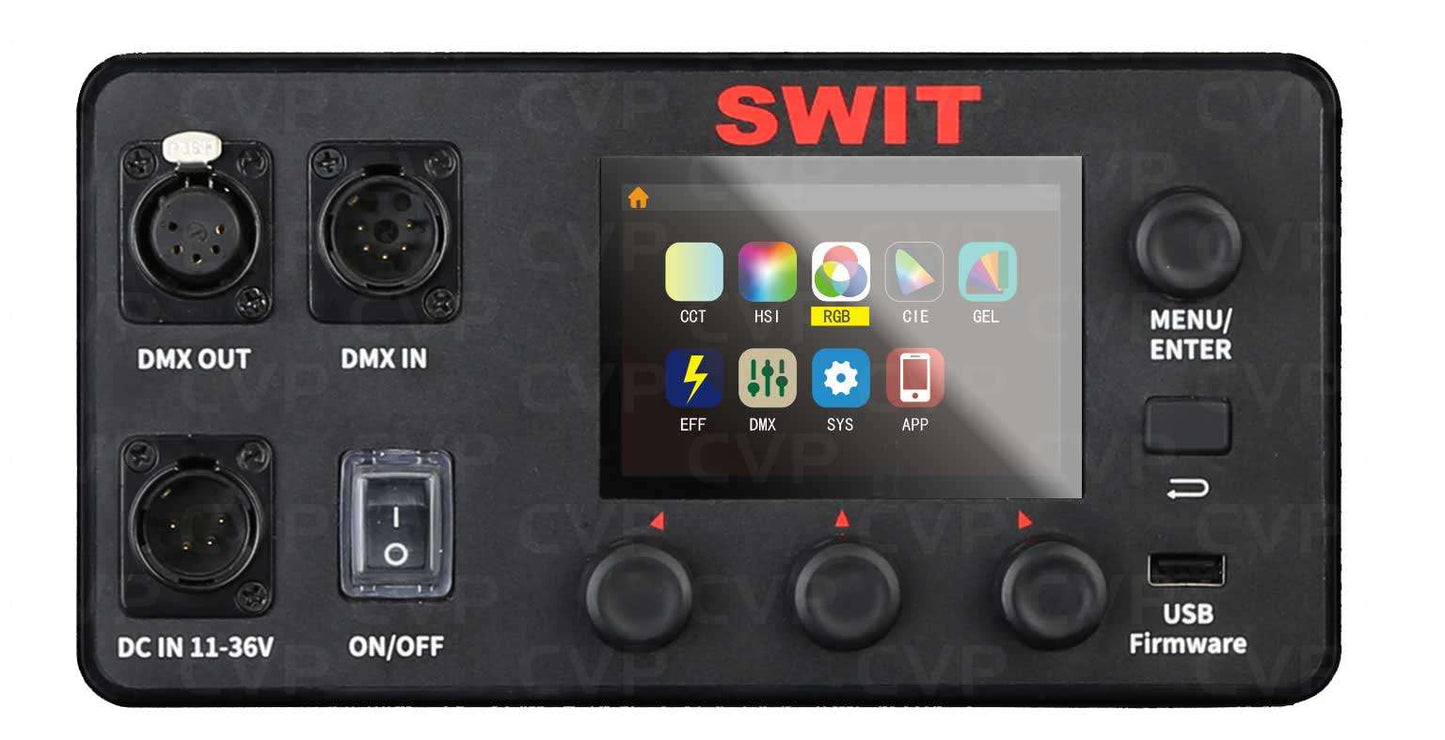 SWIT VANGO-100LH | 8:1 RGBW Panel Light especial for low ceiling or small studio, 2.1cm ultra slim, without Bag and Gooseneck, Natural-Soft 100W SMD-LED, V-Mount&DMX&APP.