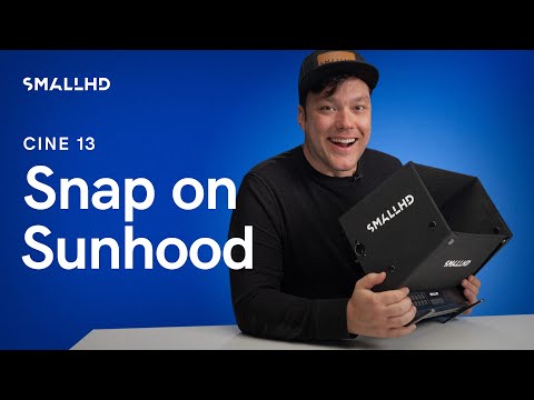 SmallHD Cine 13 Snap On Sunhood