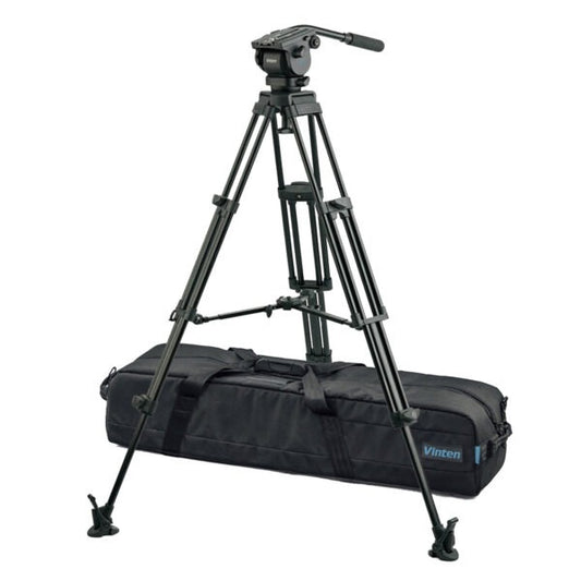 Vinten Vision blue System Package with Two-Stage Tripod and Mid-Level Spreader